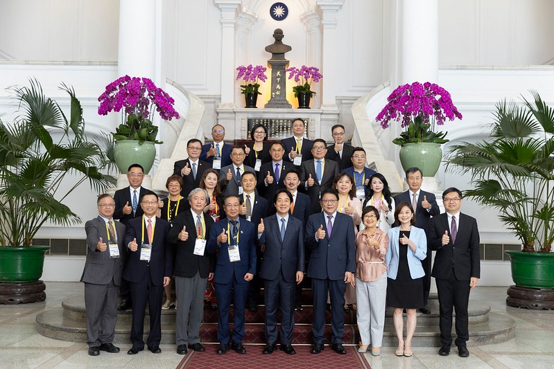 賴總統接見世界台商總會投資考察團 感謝世總做台灣與世界的橋梁