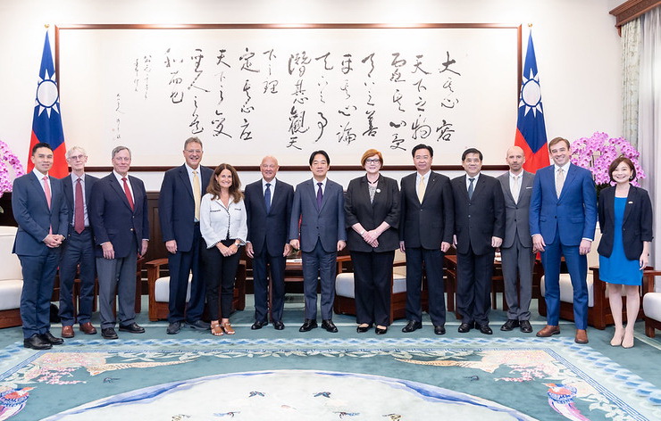 接見史丹福大學學者訪問團 賴總統盼台美攜手打造更具韌性的供應鏈