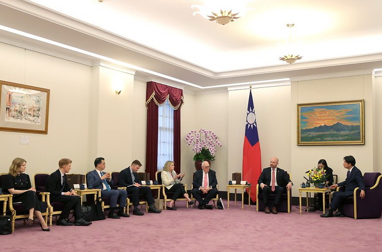 接見傳統基金會訪團 賴副總統：堅定捍衛和平 為國際貢獻一己之力