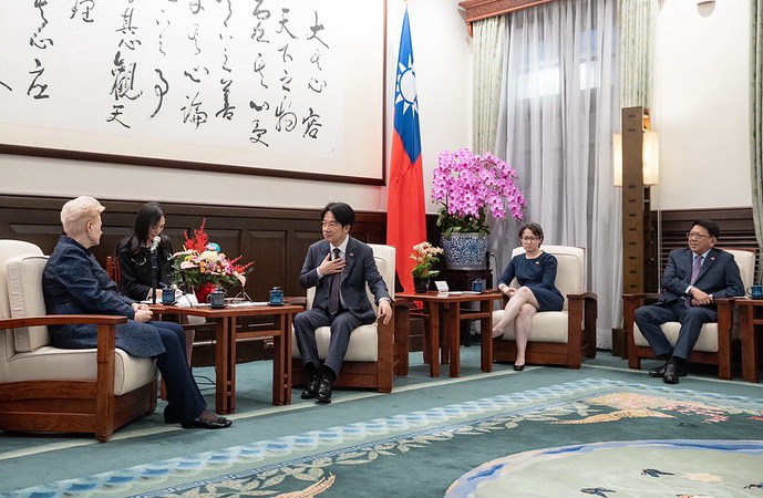 賴總統接見立陶宛前總統葛寶斯凱德 盼加強合作為人民創更多利益