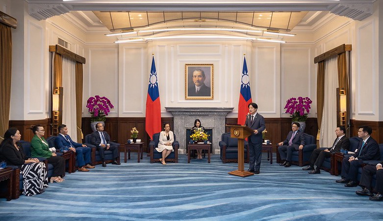 賴總統會晤馬紹爾總統海妮伉儷訪團 盼合作共創區域和平繁榮發展