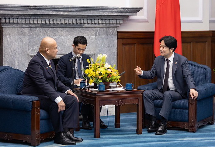賴總統會晤吐瓦魯總理戴斐立伉儷訪團 盼一起為國際做出更多貢獻