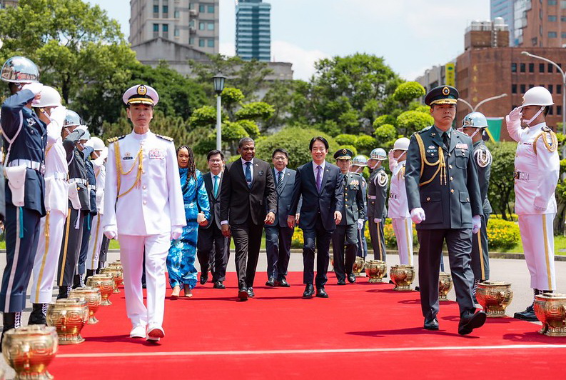 軍禮歡迎克國總理德魯伉儷 賴總統盼續推動各項計畫 為人民增福祉