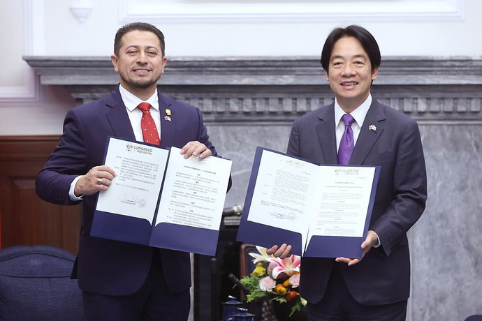 接見瓜地馬拉國會議長 賴總統期待持續深化交流合作 提升兩國邦誼