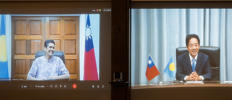 賴副總統與帛琉總統惠恕仁視訊談話 盼續加強雙邊關係及各項合作