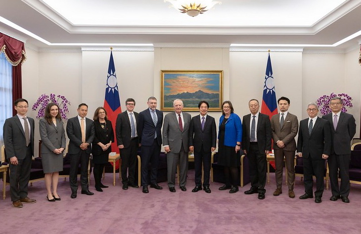 接見哈德遜研究所訪團 賴副總統：與理念相近國攜手捍衛民主自由