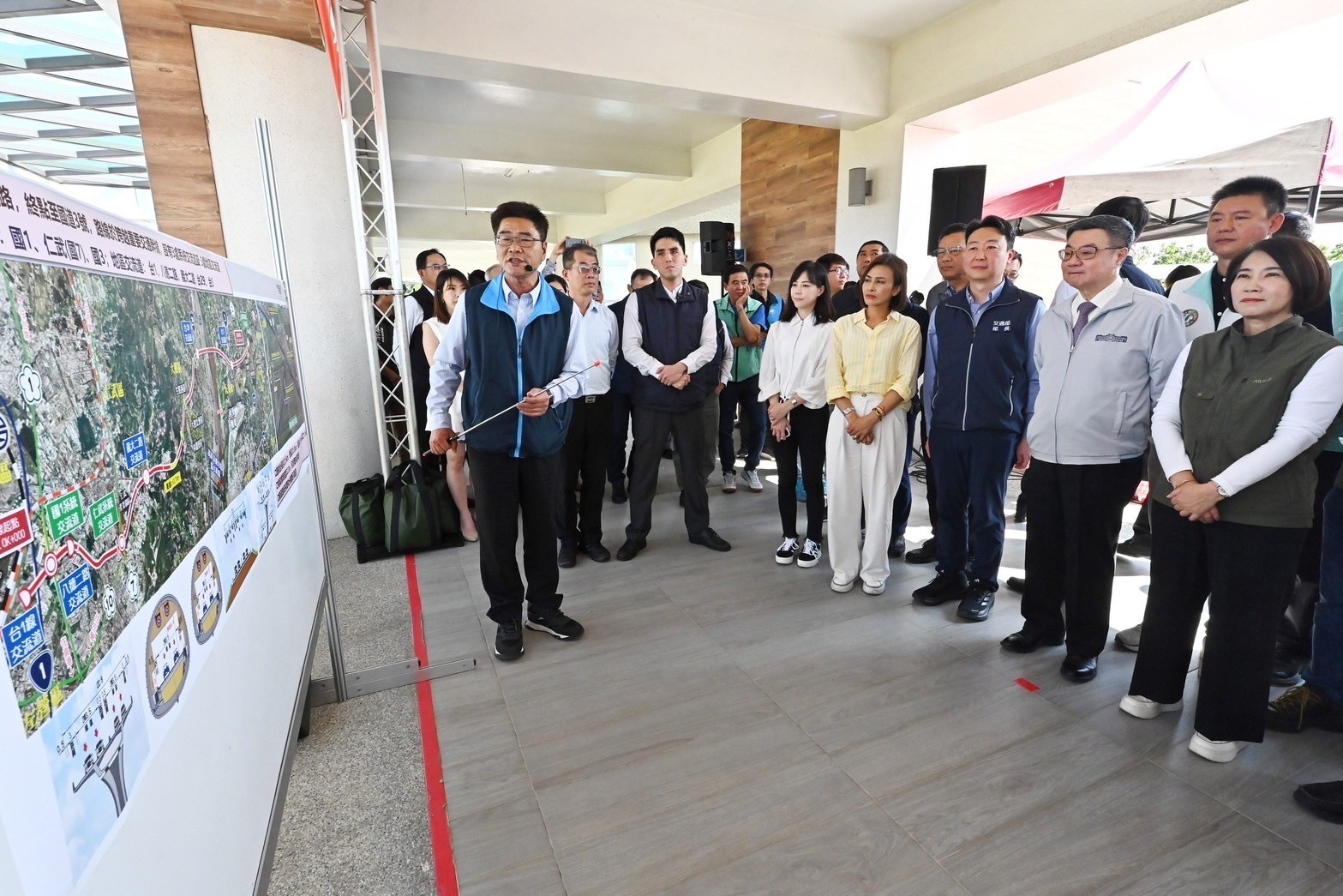 卓揆視察「高屏2快」興建規劃 期盼115年開工並如期完成主體工程