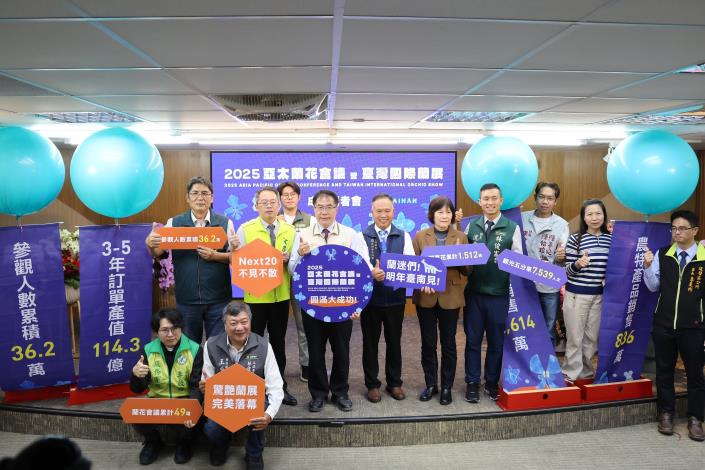 2025蘭展銷售額、參觀人數皆屢創新高 黃偉哲感謝農業部的大力支持