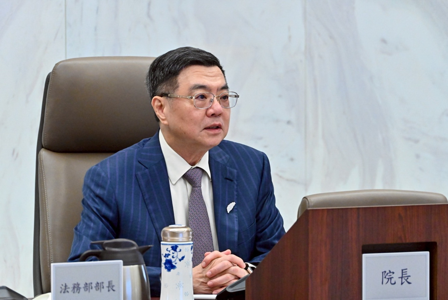 卓揆主持治安會報 指示建構更完善阻詐防護網絡、保障移工工作權益