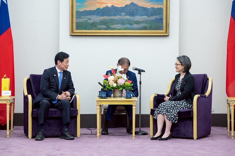 蕭副總統接見日本眾議員西村康稔訪團 盼持續合作 深化雙邊經貿關係