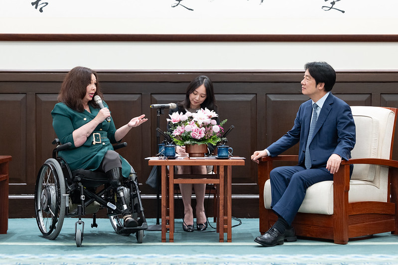 賴總統接見美聯邦參議員達克沃絲訪團 盼深化台美關係 創造更多利基