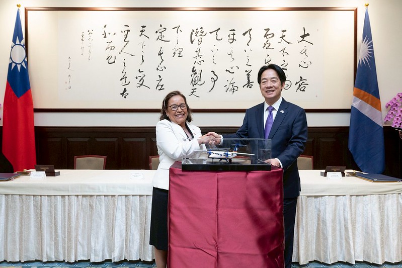 賴總統會晤馬紹爾群島總統海妮總統 盼續深化邦誼 落實共榮發展目標