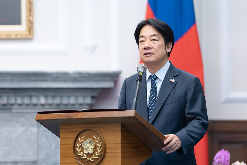 賴總統接見美聯邦眾院國會台灣連線訪團 盼續深化交流 強化雙向合作