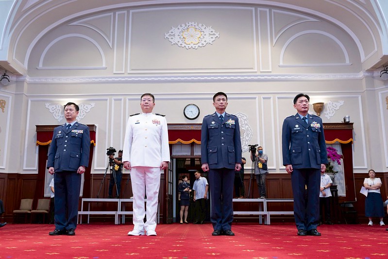 賴總統為晉任將官授階  期建立有效捍衛國家主權與民主自由可恃戰力