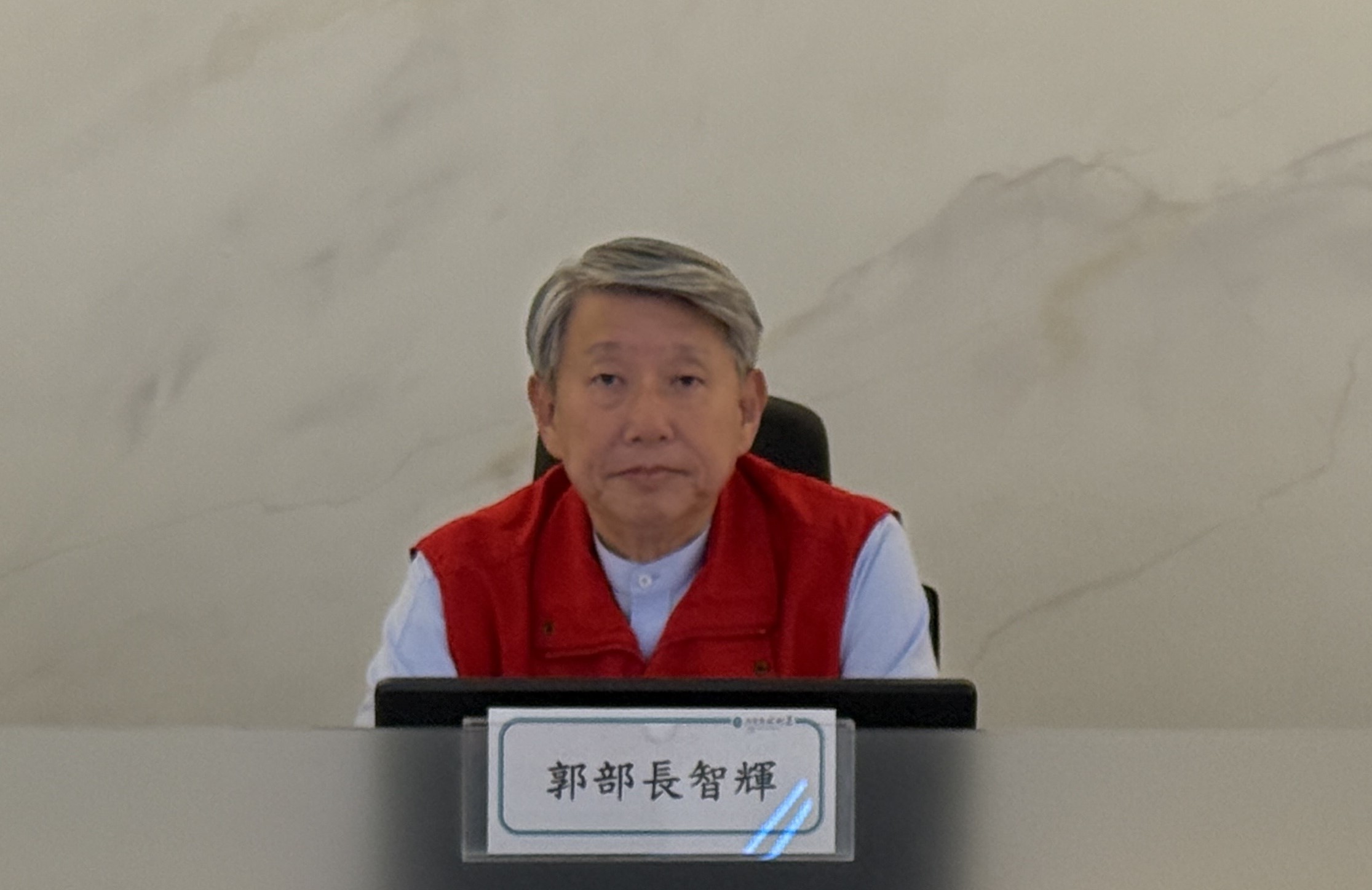 丹娜絲颱風漸逼近  郭智輝視察應變整備 關心水利署等單位防汛備戰情形