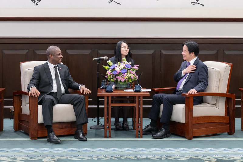 賴總統接見海地外長伉儷訪團  盼續相互扶持加深合作 共同面對各項挑戰