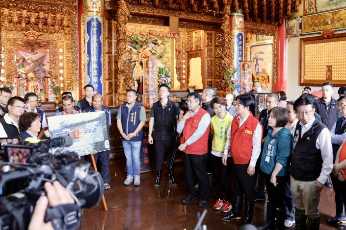 賴總統赴台南視察災損情形 盼中央地方全力助受災民眾早日恢復正常生活