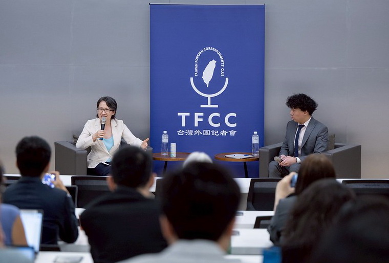 蕭副總統出席台灣外國記者會「與蕭美琴副總統對話」活動 回應媒體提問