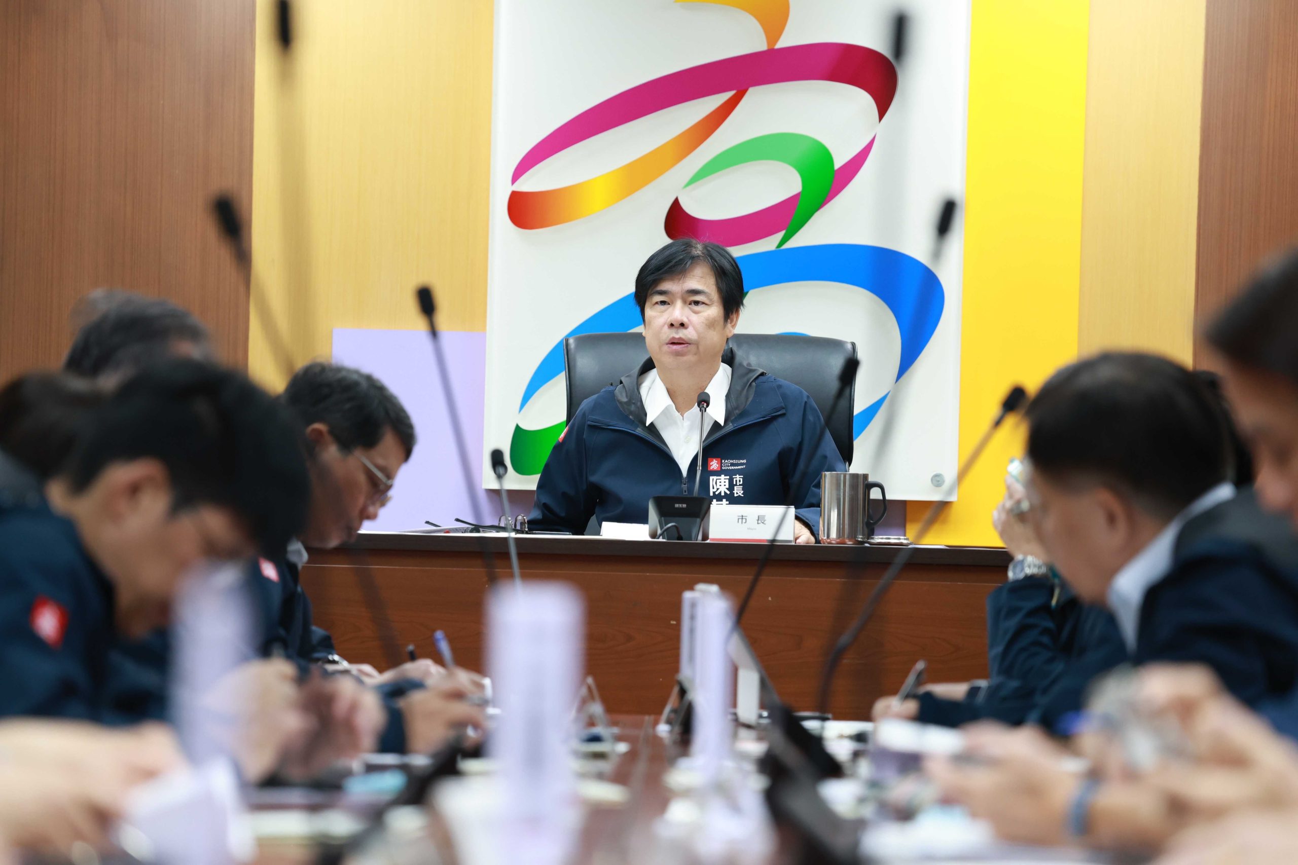 聽取「7至8月風災豪雨原區防救災專案報告」 陳其邁指示強化復原工作