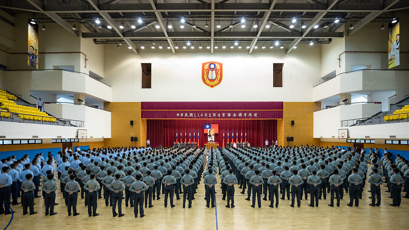 賴總統出席三軍士官新生開學典禮 期勉精進本職學能 共同守護國家安全