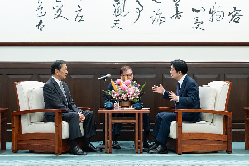 賴總統接見日本台灣交流協會訪團 盼續深化合作 為地區和平繁榮做貢獻