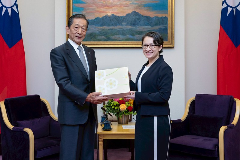 蕭副總統接見日本台灣交流協會會長 盼續深化關係 為地區和平做出貢獻