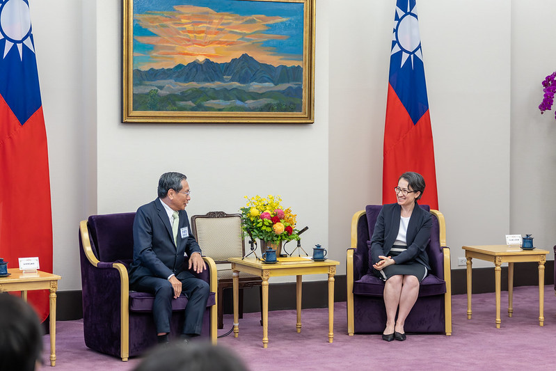 接見「台灣金根獎」獲獎廠商 蕭副總統盼努力壯大台灣 為世界做出貢獻