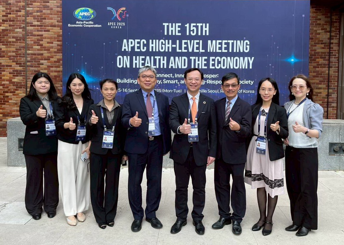衛福部長石崇良率團赴APEC高階會議 交流經驗並分享台灣3大施政亮點