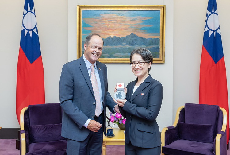 蕭副總統接見加拿大國安事務訪問團 盼續深化夥伴關係 維護區域和平穩定