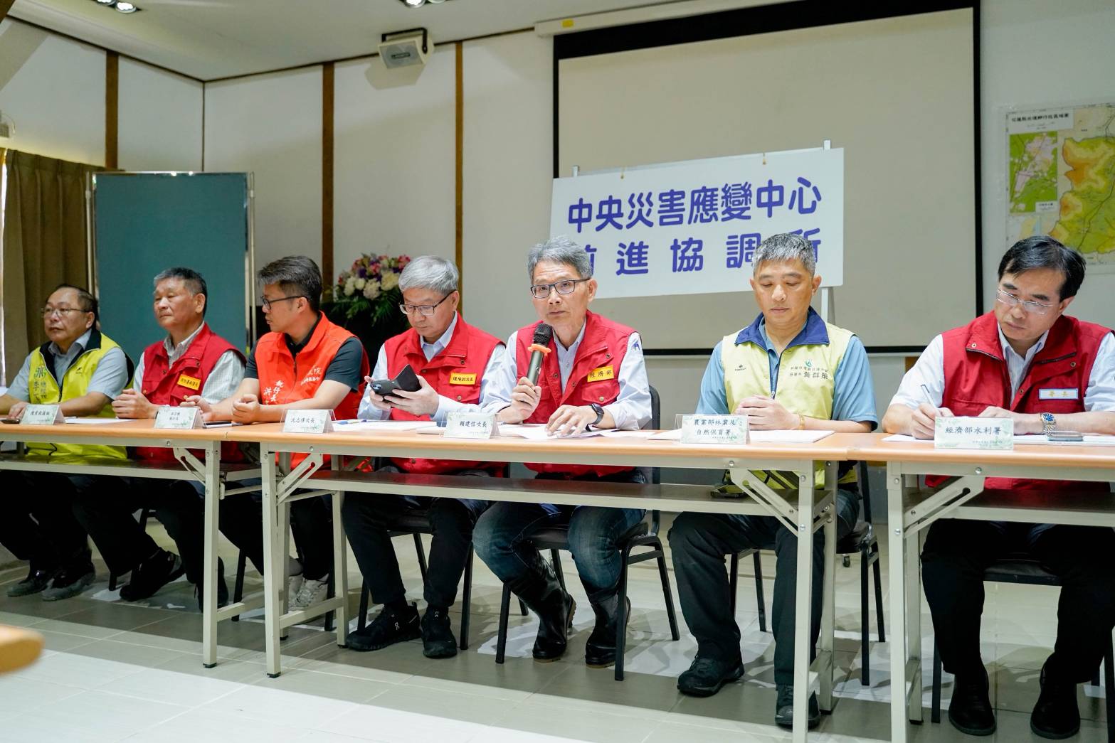 馬太鞍溪堰塞湖溢流 前進協調所協調部會救災 助民眾儘快恢復日常所需