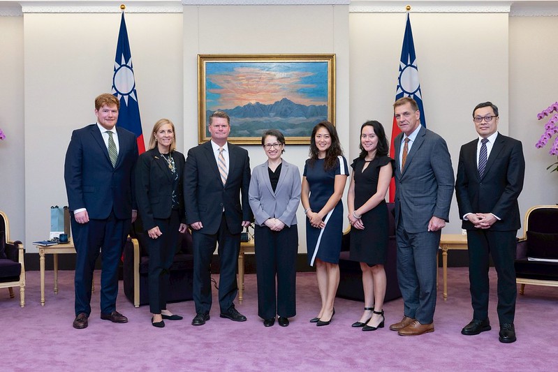 蕭副總統接見印太安全研究所訪團 盼深化合作並發展穩健互補經貿投資關係