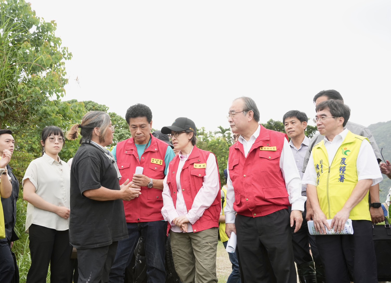 蕭副總統關心花蓮農產業災情 農業部：積極辦理農損救助等三大支持措施