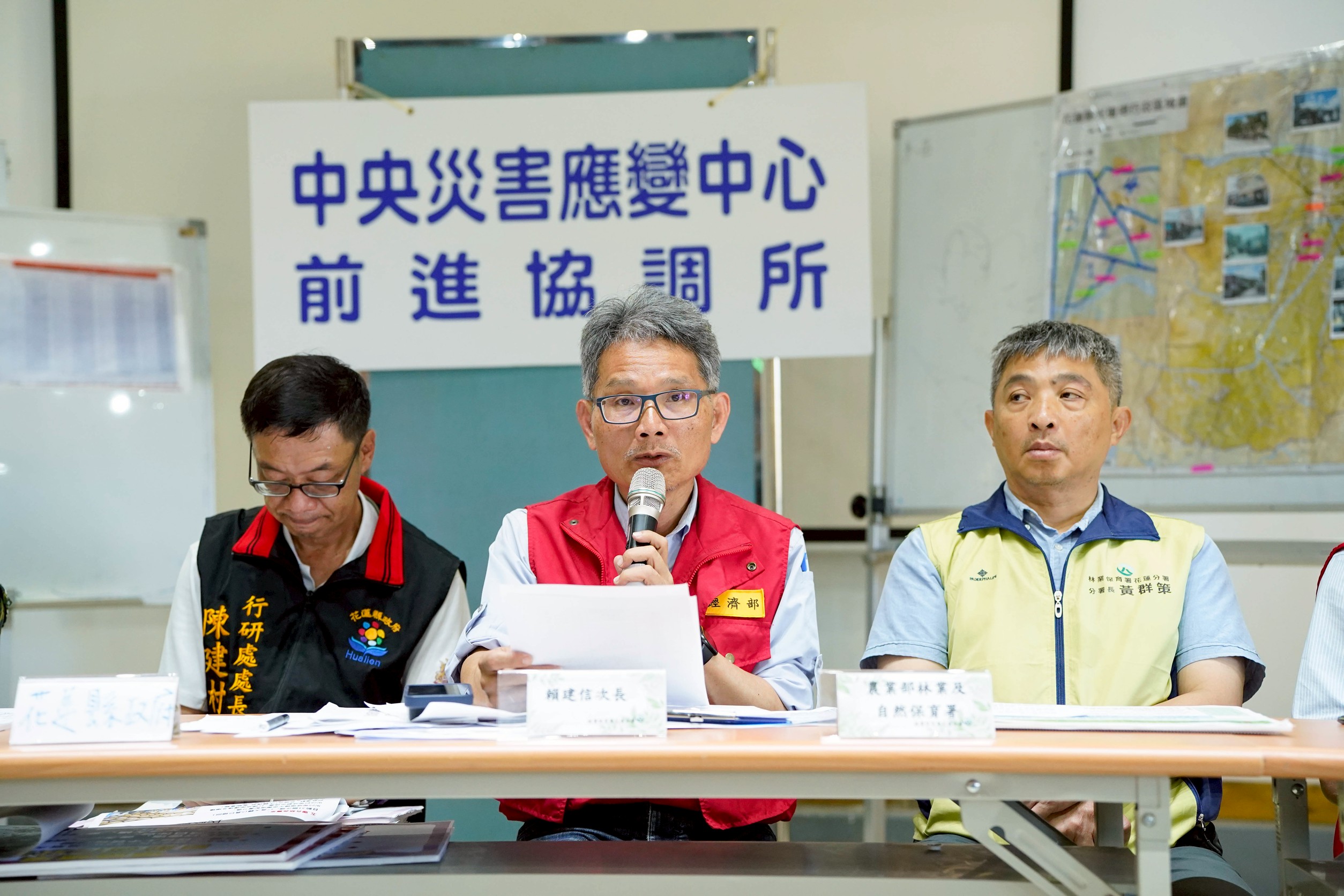 花蓮前進協調所：全力動員加速災區復原 光復鄉10/1起全面施打流感疫苗