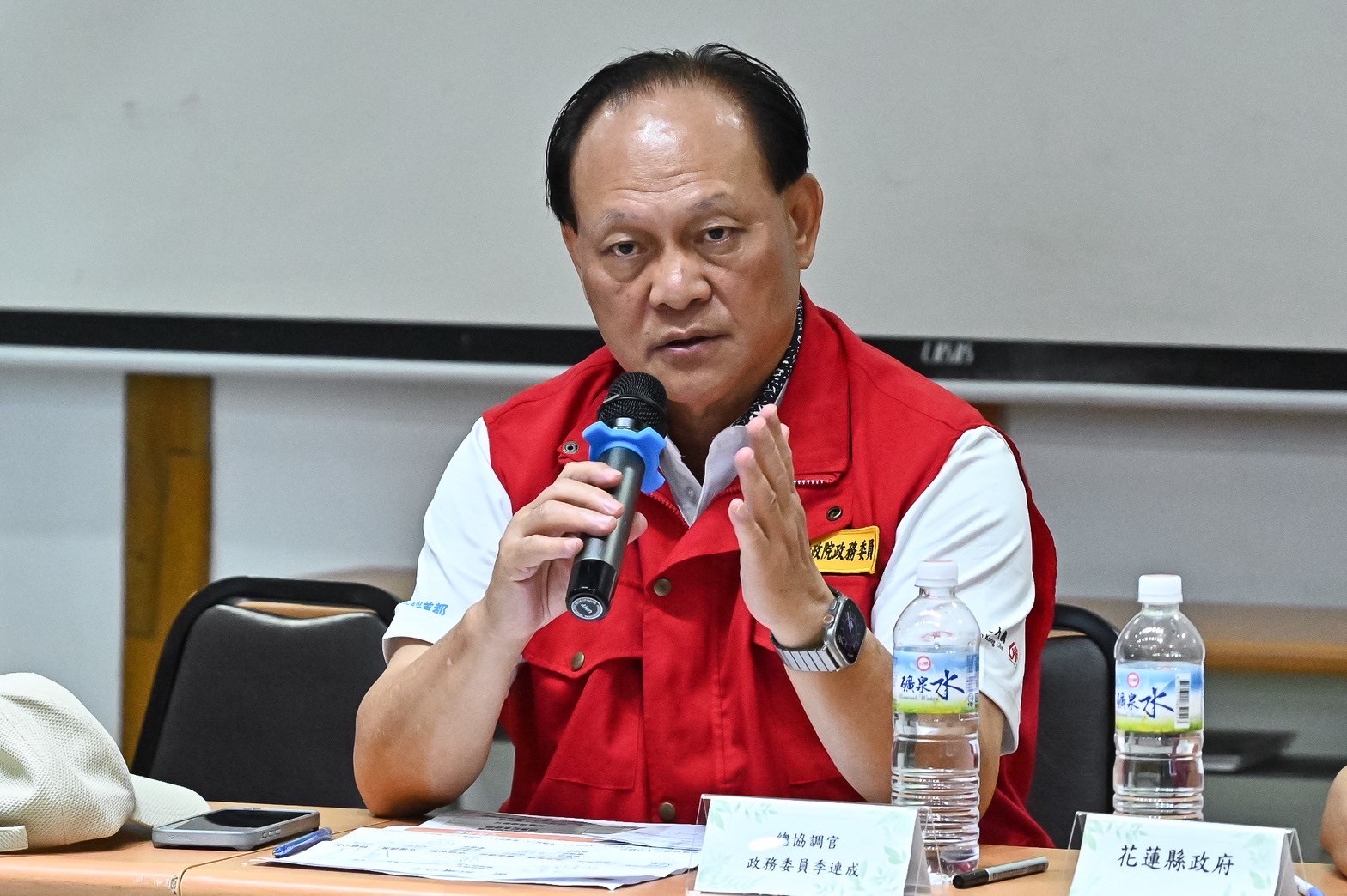 季連成政委輪任花蓮中央前進協調所總協調官 指示全力恢復民眾正常生活