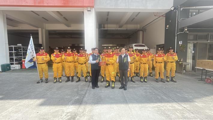 台南特搜隊馳援花蓮堰塞湖災情完成任務平安返隊 黃偉哲表達慰問並致謝