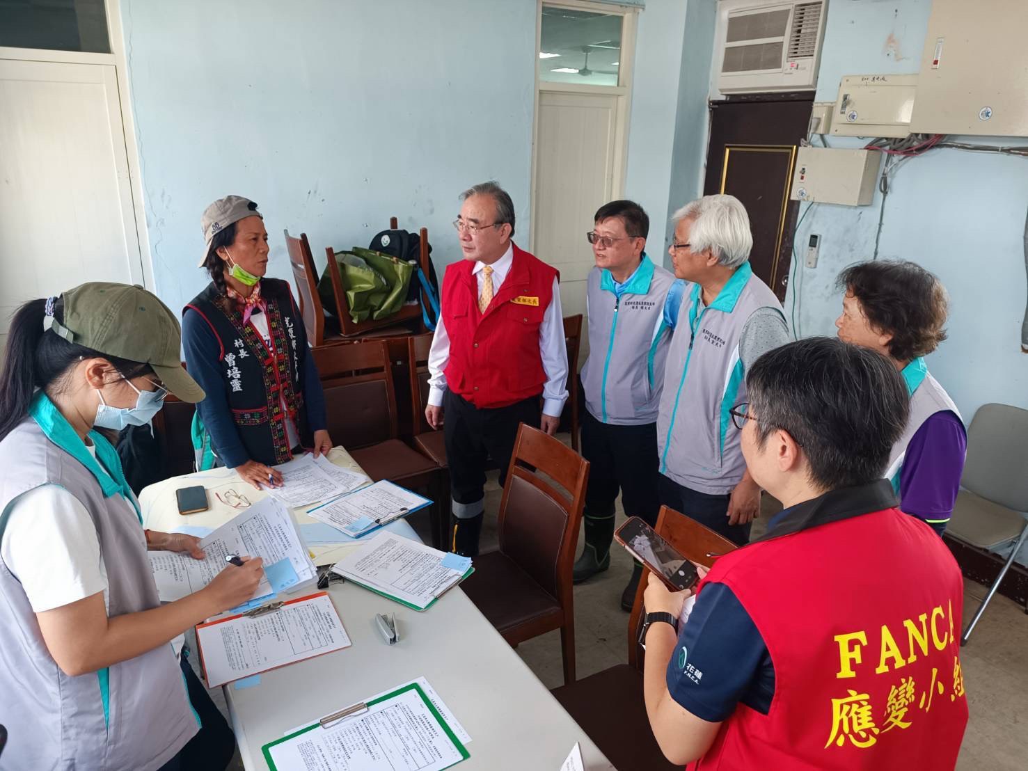 政院啟動樺加沙災後慰助服務 農業部組團訪視花蓮大平村加速發放慰助金