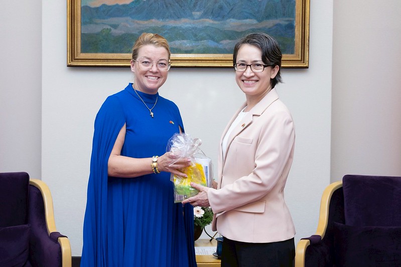 蕭副總統接見台瑞典國會議員跨黨派訪團 期借鏡瑞典提升全社會防衛韌性