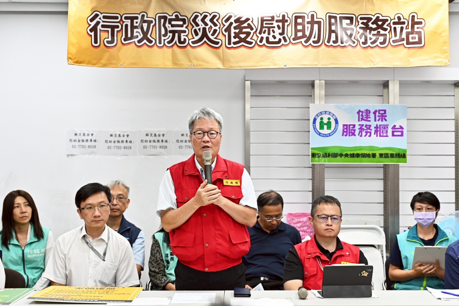 花蓮馬太鞍溪堰塞湖災後慰助服務站國慶連假不停歇 一站式服務倒數兩天