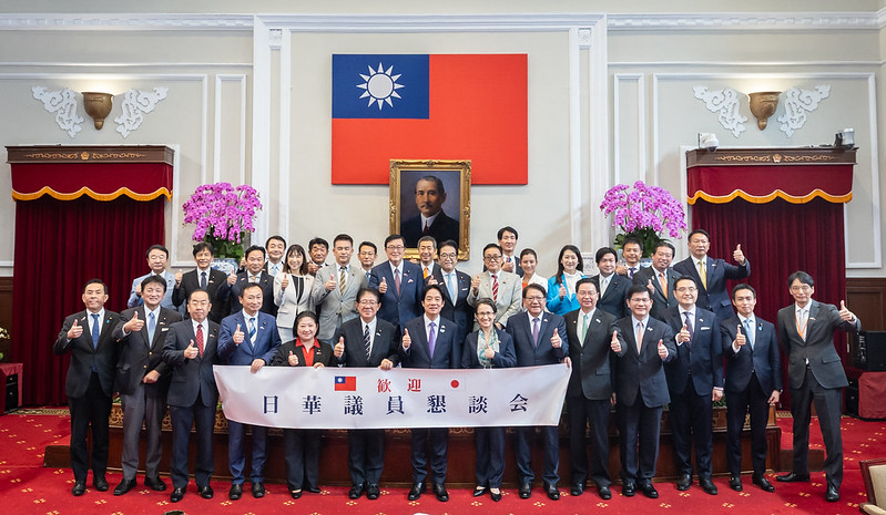 賴總統午宴日本國會議員慶賀團 盼續深化雙方合作 讓台日友誼更上一層樓