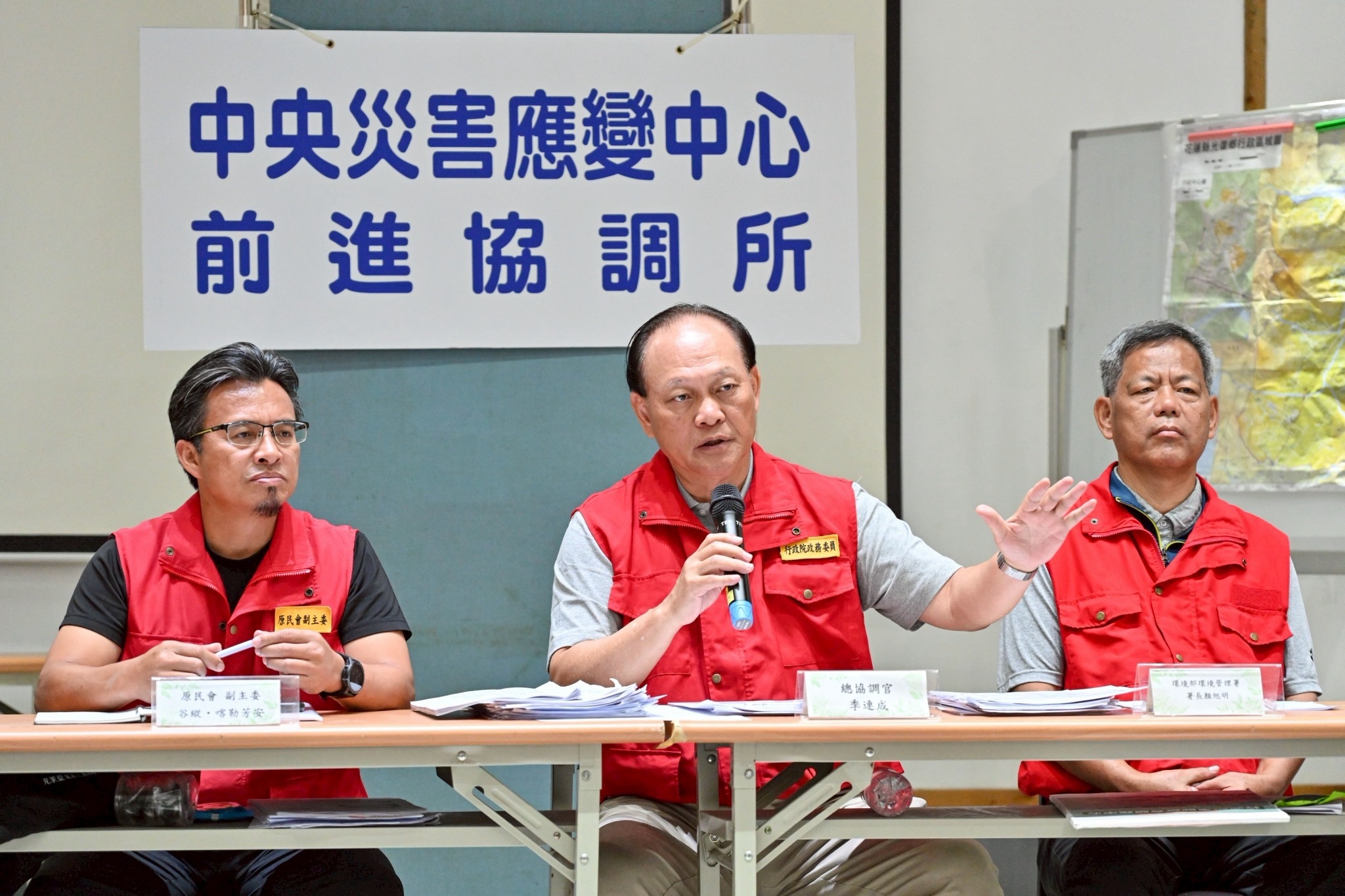 季連成：因應「風神」準颱風 前進協調所即將轉型為「緊急應變協調所」