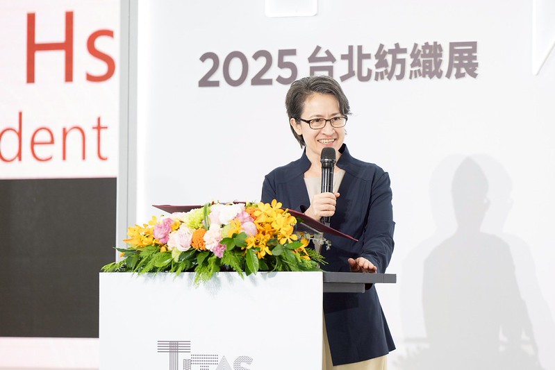 蕭副總統出席台北紡織展TITAS開幕禮 盼讓全世界看見台灣的創新與實力