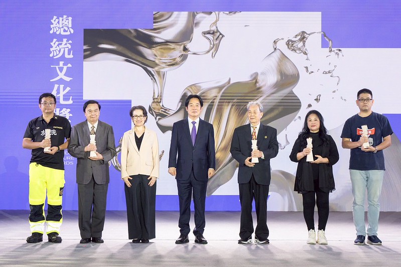 親頒「總統文化獎」 賴總統肯定得獎人以行動詮釋文化力量 讓世界看見台灣