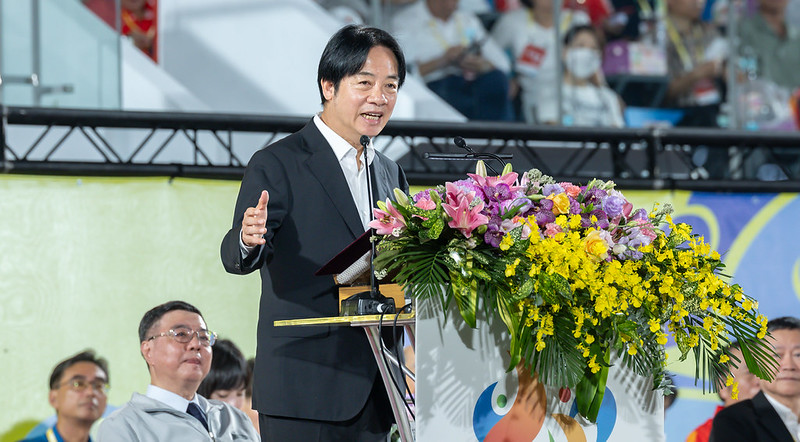 全運會開幕  賴總統：政府支持運動選手 盼透過運動與教育雙軌培育人才