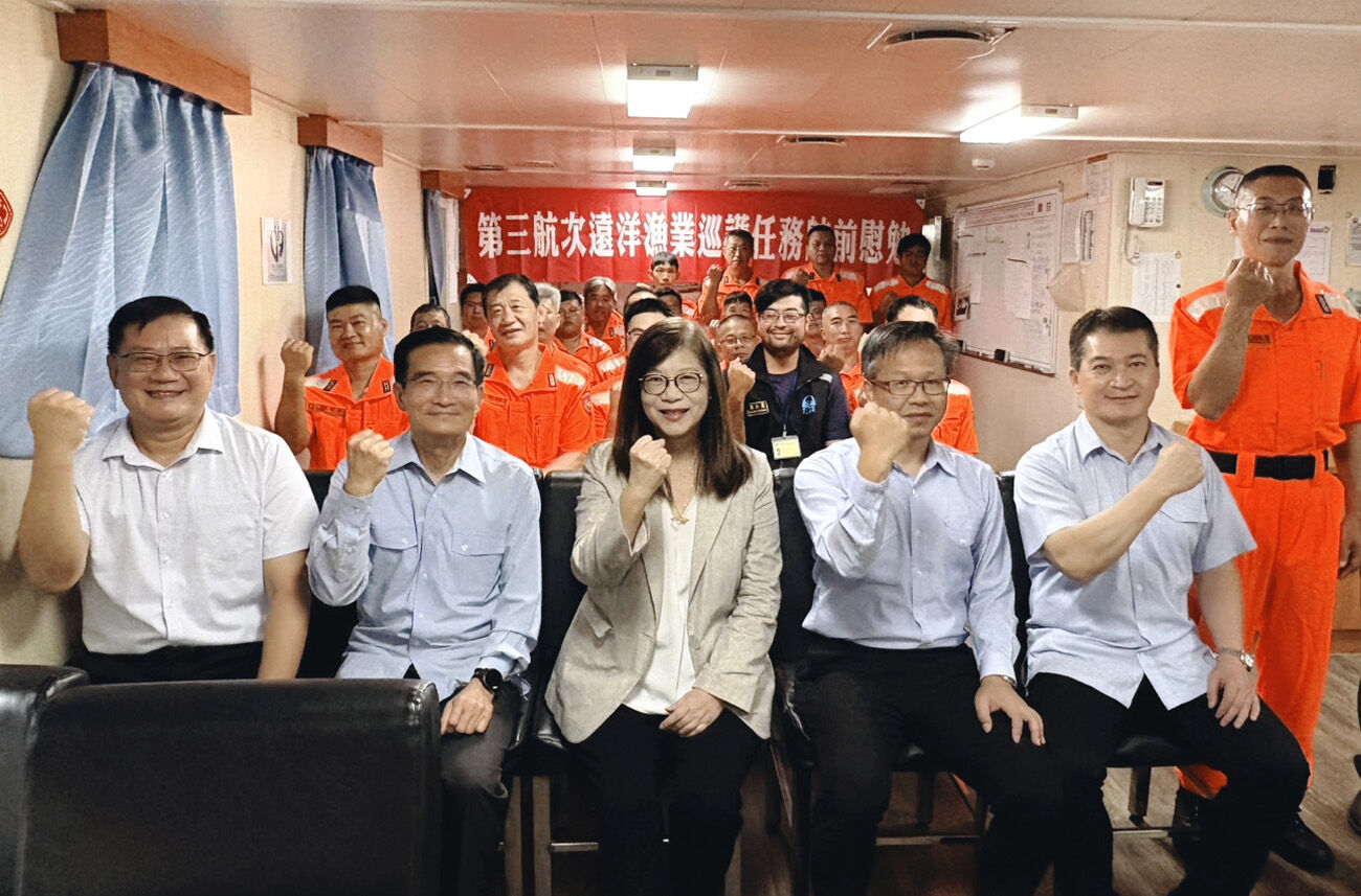 遠洋巡護總浬程56萬浬、繞赤道26圈 管碧玲：每次遠航都在寫新的歷史