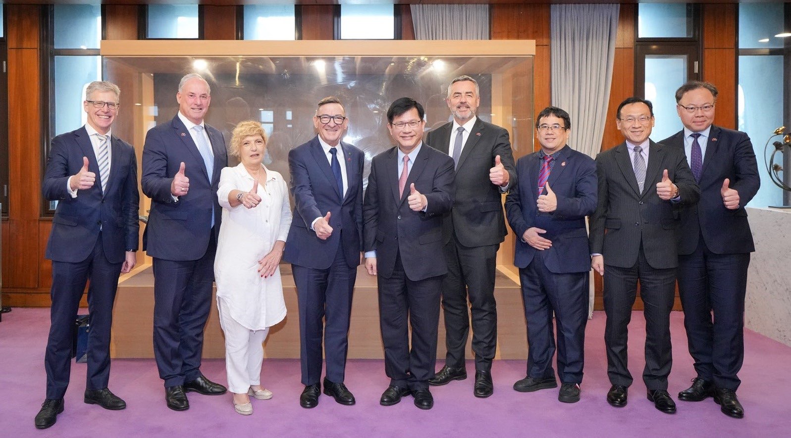 林佳龍午宴歡迎澳洲跨黨派國會議員團 感謝以實際行動展現對台灣的支持