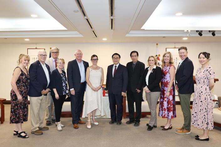 美國中西部跨州議會領袖團到訪台南 黃偉哲盼深化台美地方友好合作互動