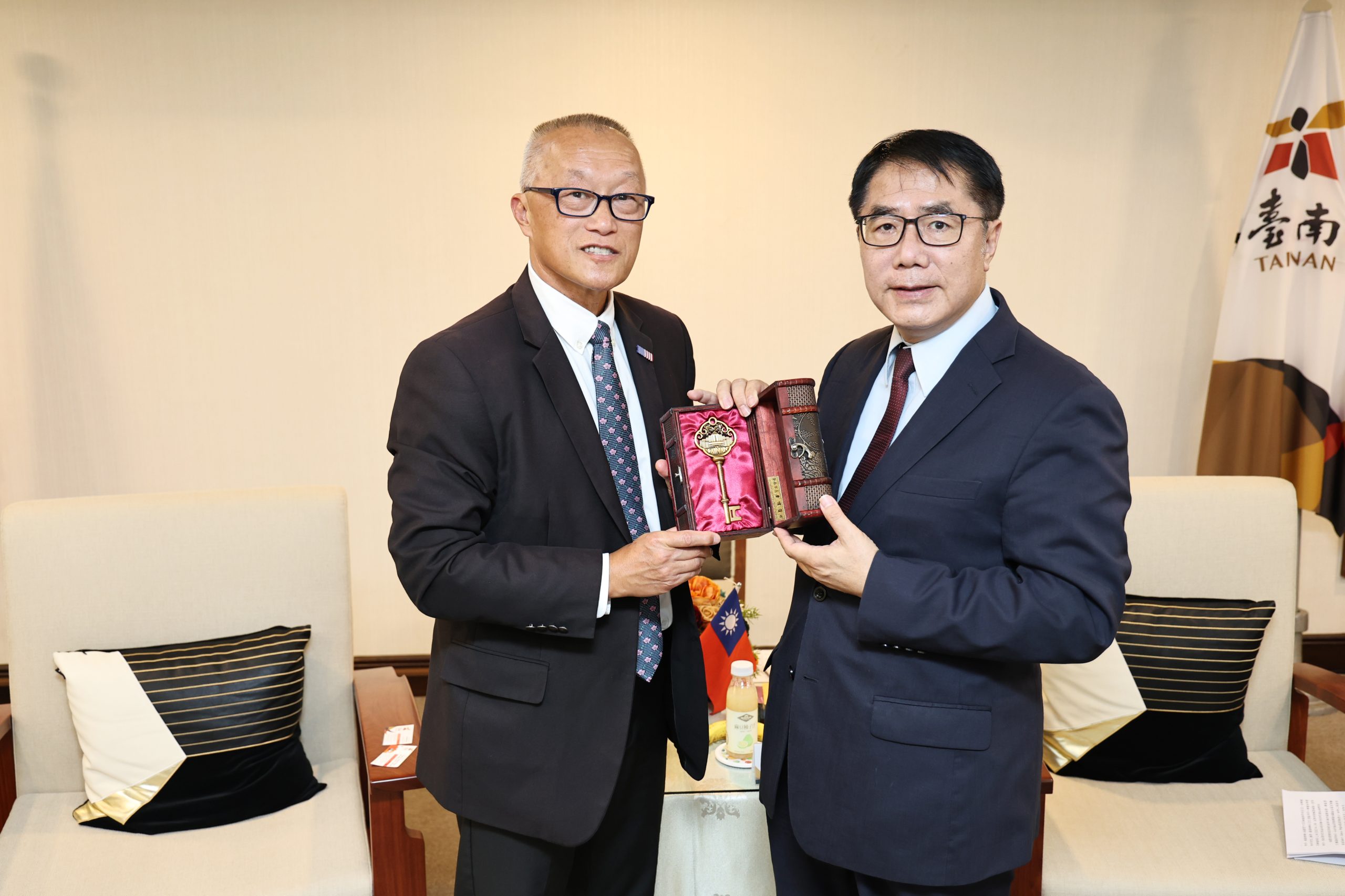 友誼市托倫斯市長陳光豪再度來訪 邀請台南組隊赴美參加國際少棒友誼賽