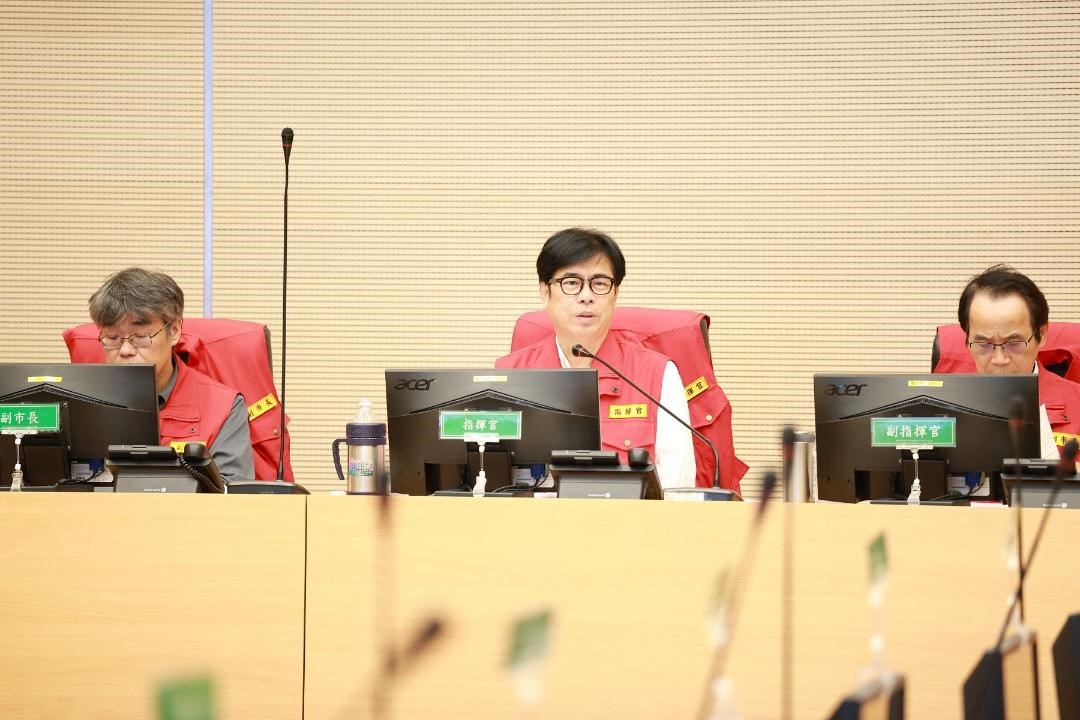 召開鳳凰颱風第一次工作會議 陳其邁：落實整備嚴加戒備、守護市民安全