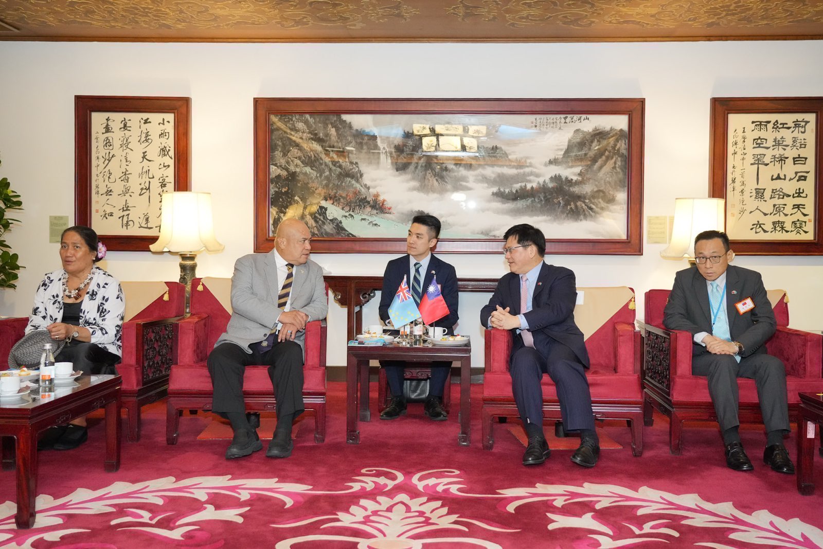 吐瓦魯總理戴斐立伉儷率團來台國是訪問 將與我高層交換深化邦誼等意見