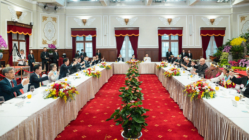 賴總統國宴宴請吐國總理戴斐立伉儷 盼續攜手合作促進民主、和平與繁榮